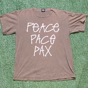 Stussy peace,pace,pax tee